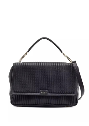 DKNY Vintage Pre-owned quilted leather shoulder bag - Black