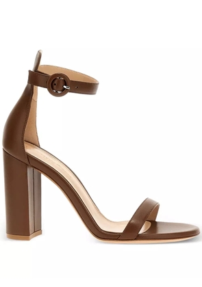 Gianvito Rossi 95mm Gaeta sandals - Brown