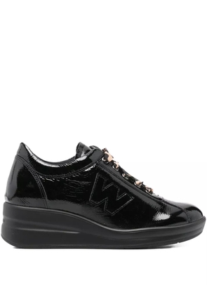 MELLUSO wedge-sole sneakers - Black