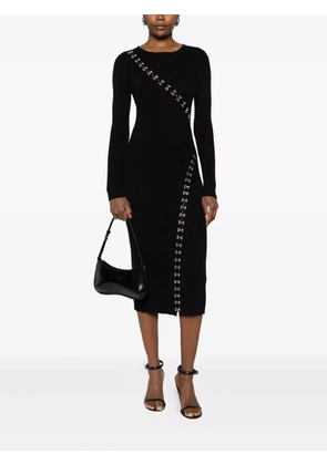 Patrizia Pepe knitted midi dress - Black