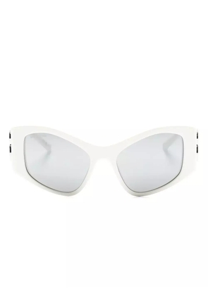 Balenciaga Eyewear Dynasty D-frame logo-plaque sunglasses - White