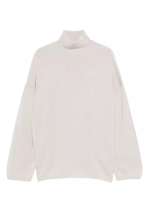 Allude roll-neck sweater - Neutrals