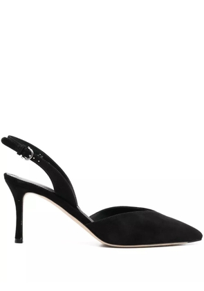 Ferragamo buckle-fastening 80mm heeled pumps - Black