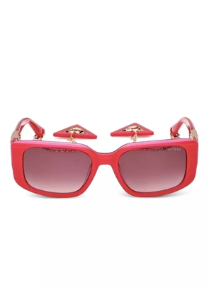 GUESS EYEWEAR rectangle-frame sunglasses - Pink
