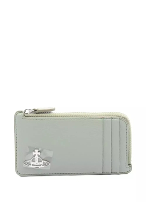 Vivienne Westwood Pre-Owned 2020s signature Orb logo leather coin purse - Green