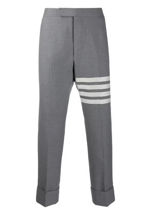 Thom Browne 4-Bar plain weave suiting trousers - Grey
