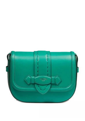 Lancel Sienna flap-detail leather bag - Green