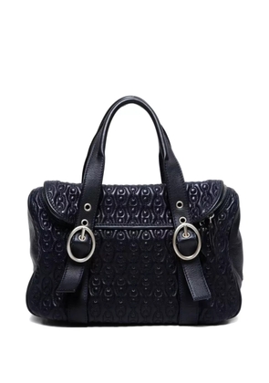 Celine Pre-Owned 2000's embossed-leather tote bag - Blue