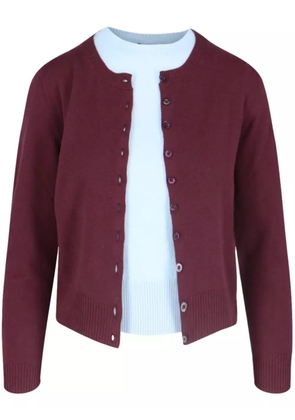 Canessa cardigan knitted top set - Red