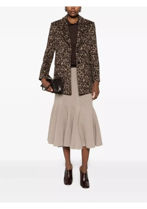 THELAURENT leopard-print jacket - Neutrals