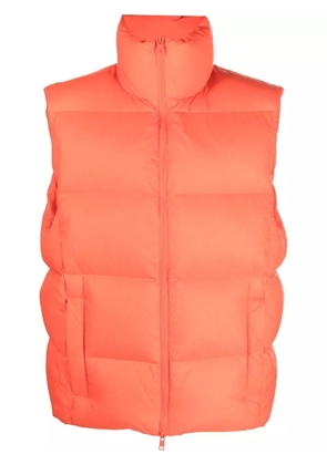 MSGM padded zip gilet - Orange