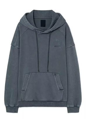 Juun.J slogan-print hoodie - Green