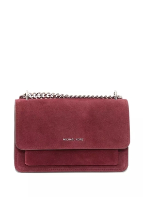 Michael Michael Kors suede shoulder bag - Red
