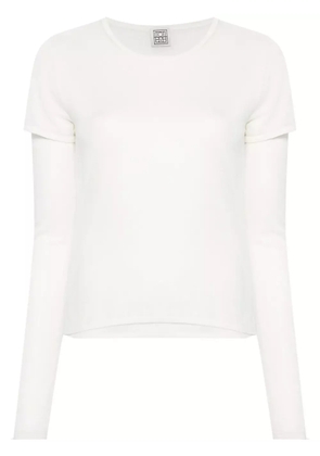 TOTEME layered fine-knit jumper - Neutrals