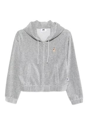 CHOCOOLATE logo-patch hoodie - Grey