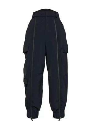 Giorgio Armani zip-embellished cargo trousers - Blue