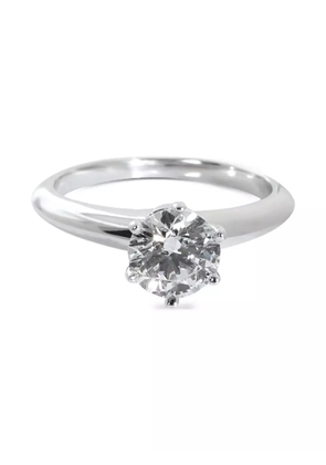 Tiffany & Co. Pre-Owned platinum diamond solitaire ring - Silver