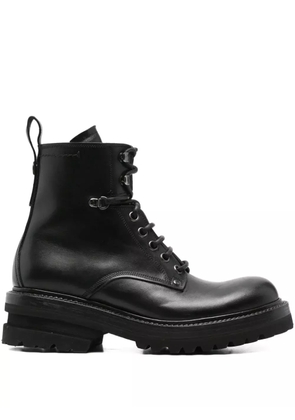 Premiata lace-up lug-sole boots - Black