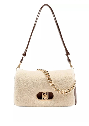 LIU JO medium LaPuffy teddy crossbody bag - Brown