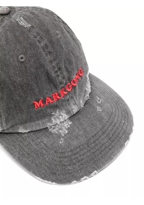 MARKGONG distressed-effect baseball cap - Grey