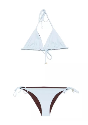 Fisico triangle-cup bikini - Blue