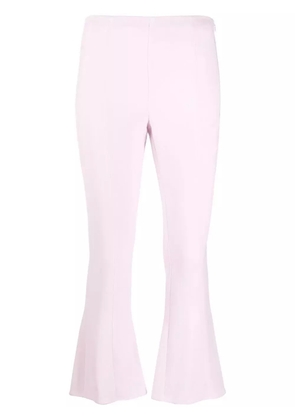 Blumarine cropped flared trousers - Pink