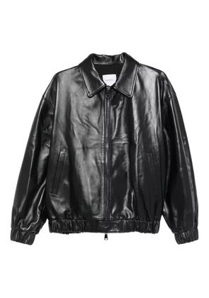 Cassell Raffy zip-up bomber jacket - Black