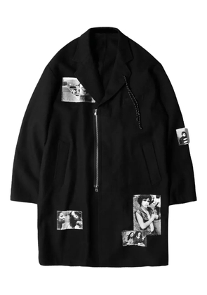 Takahiromiyashita The Soloist Doctor single-breasted coat - Black