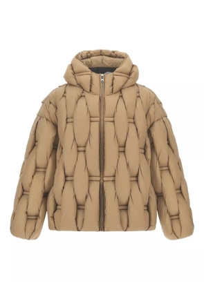 RAXXY hooded woven jacket - Brown