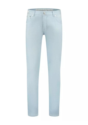 Richard J. Brown logo-patch jeans - Blue