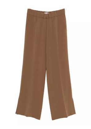 Alberto Biani elasticated-waistband trousers - Brown