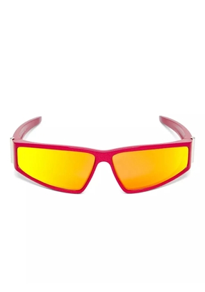 Alexander McQueen Eyewear Wrap sunglasses - Red