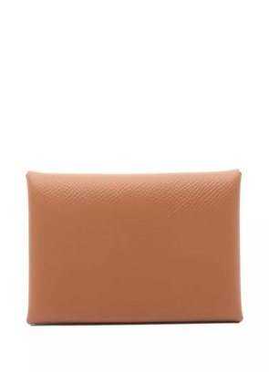 Hermès Pre-Owned Calviduo coin purse - Brown