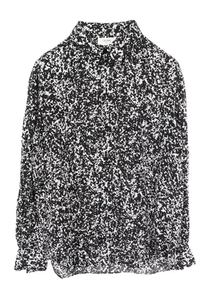 Celine Pre-Owned 2010s all-over-pattern long-sleeve shirt - Black