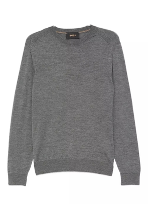 BOSS crew-neck sweater - Grey