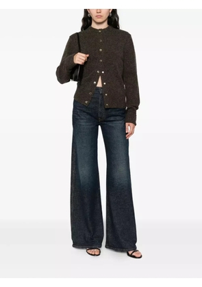 Carven crew-neck cardigan - Brown