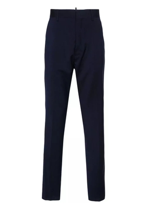DSQUARED2 tapered virgin wool trousers - Blue