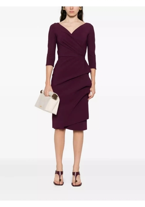 CHIARA BONI La Petite Robe Florien ruffled wrap dress - Red