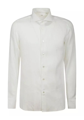 BORRIELLO NAPOLI linen/flax shirt - White