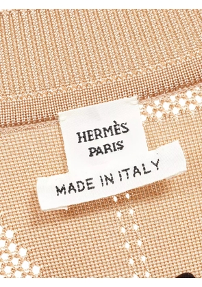 Hermès Pre-Owned 2020s En Desordre Finesse sweater - Neutrals