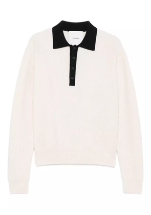 Nanushka ribbed polo-neck sweater - Neutrals