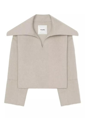 Nanushka Maxe pilgrim-collar sweater - Neutrals