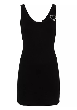 Blumarine brooch-detail minidress - Black