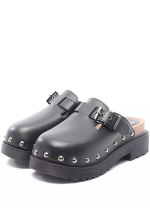 Christian Dior Pre-Owned 60mm Quake stud-embellishment mules - Black