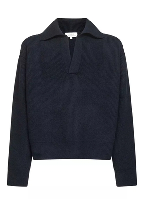 Studio Nicholson ribbed polo-collar sweater - Blue