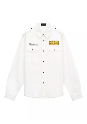 RTA Lionel embroidered shirt - White