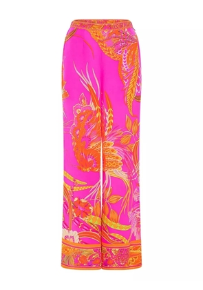Camilla A Heart That Flutters wide-leg trousers - Pink