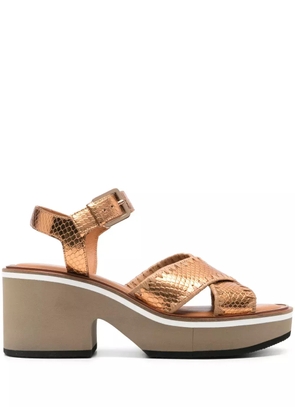 Clergerie Charline 75mm sandals - Brown