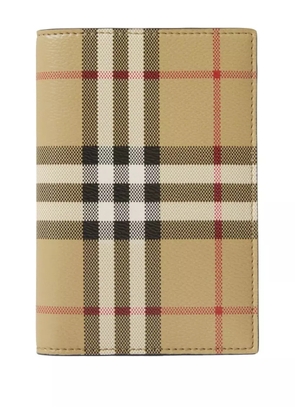 Burberry Vintage Check passport holder - Neutrals