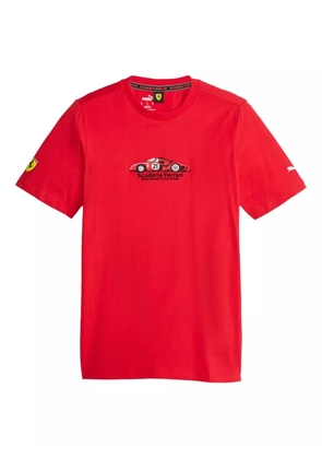 PUMA x Ferrari Race embroidered 'Red' T-shirt